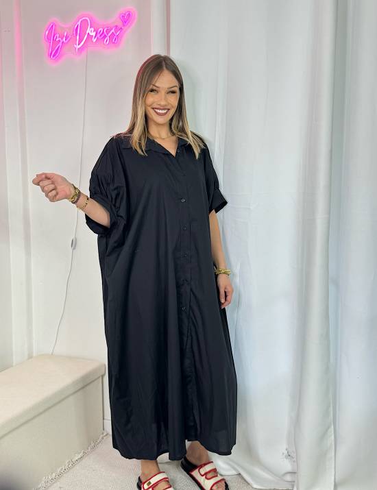 Robe chemise ballon