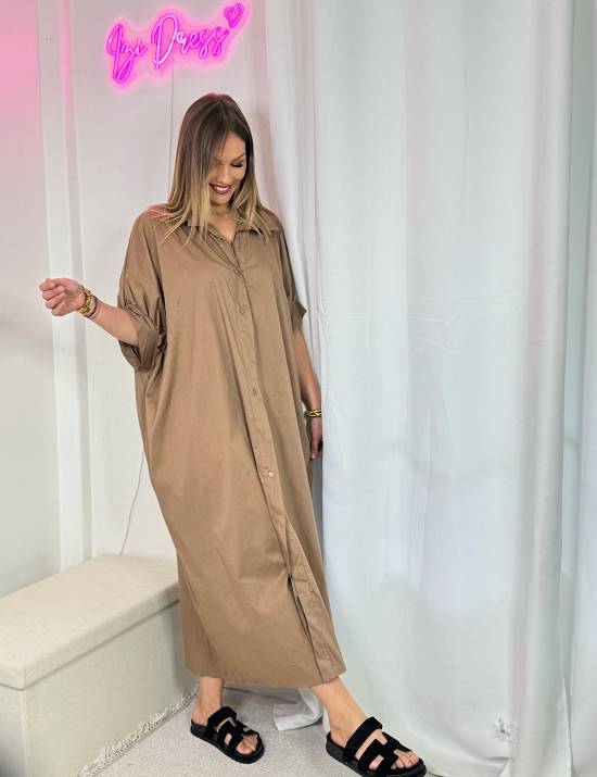 Robe chemise ballon