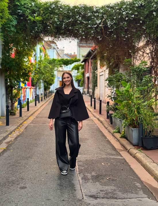 Pantalon simili cuir