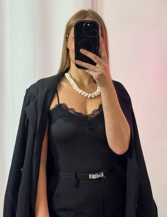 Body dentelle black