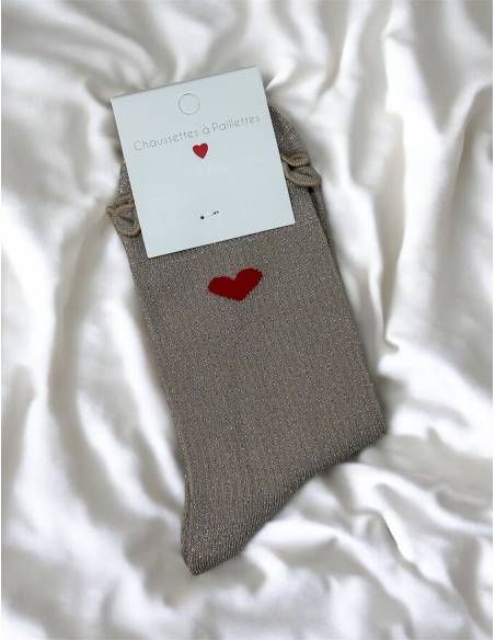 Chaussettes paillettes