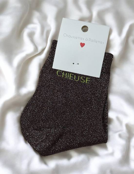 Chaussettes paillettes