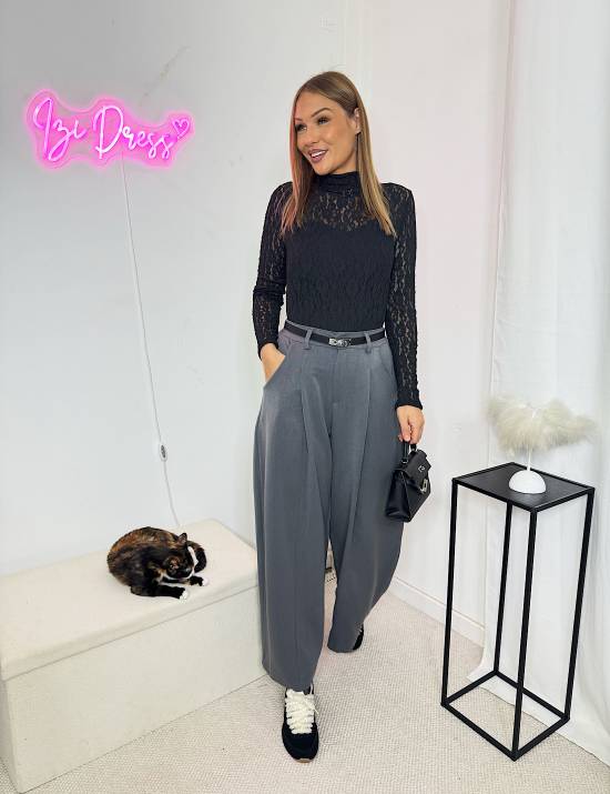 Pantalon ballon gris