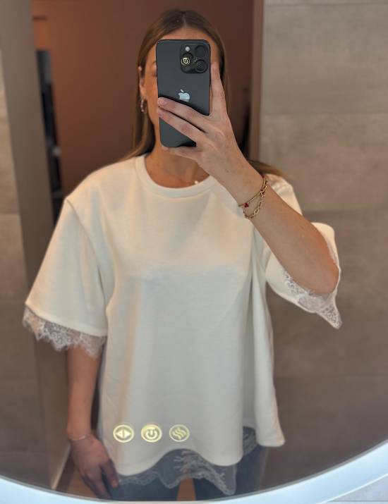 TEE shirt dentelle