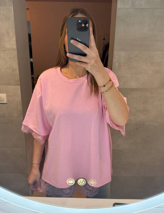TEE shirt dentelle