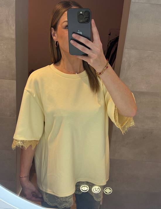 TEE shirt dentelle