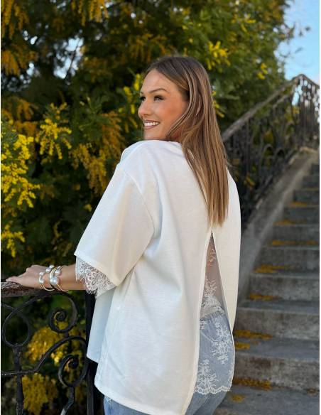 TEE shirt dentelle