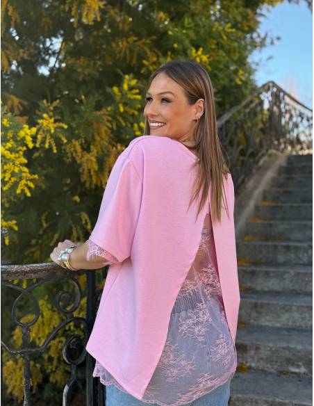 TEE shirt dentelle