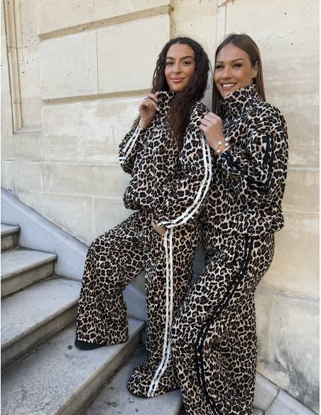 Ensemble Jogging léopard