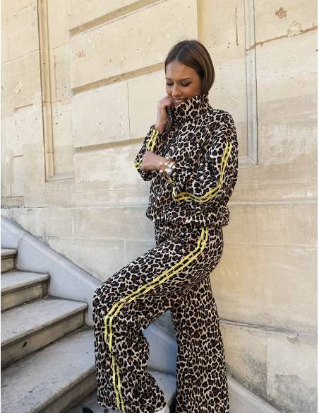 Ensemble Jogging léopard