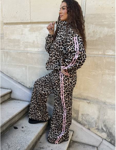 Ensemble Jogging léopard
