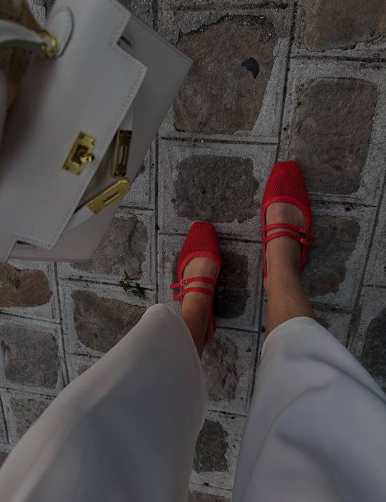 Ballerines rouge