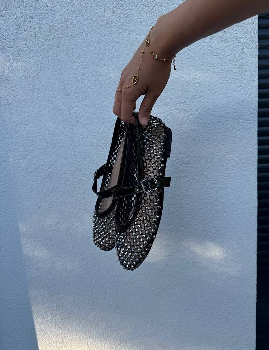 Ballerines strass