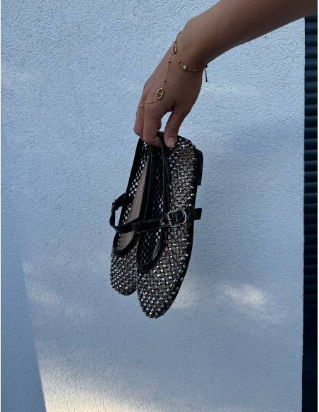 Ballerines strass
