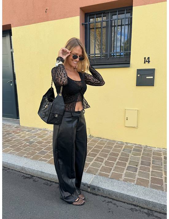 Pantalon ballon simili