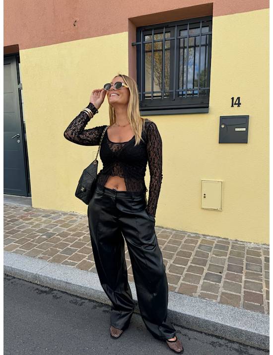 Pantalon ballon simili