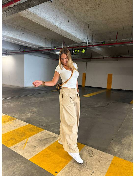 Pantalon parachute