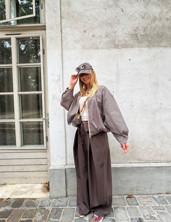 Veste bombées à carreaux...