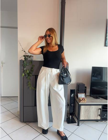 Pantalon ballon blanc