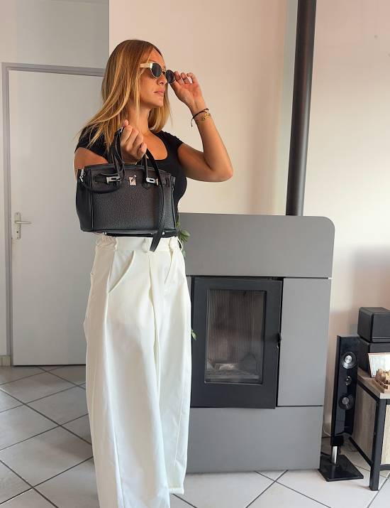 Pantalon ballon blanc