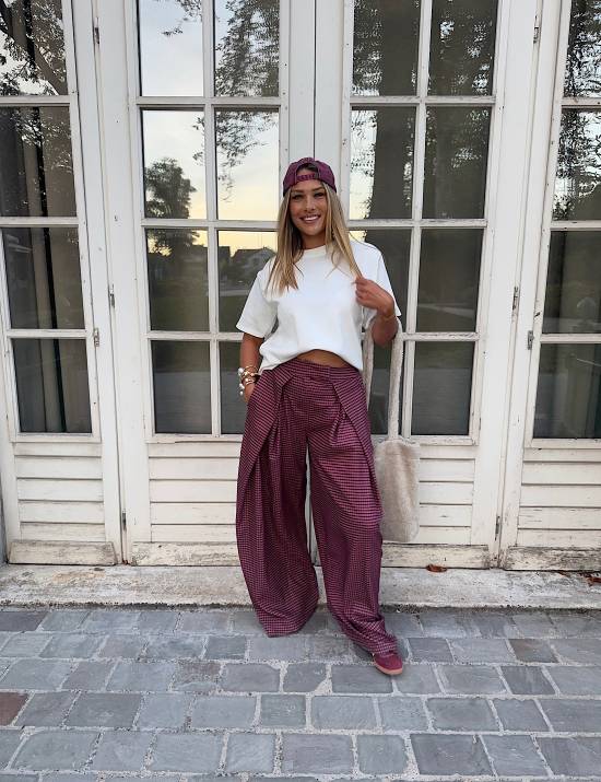Pantalon carreaux XXL