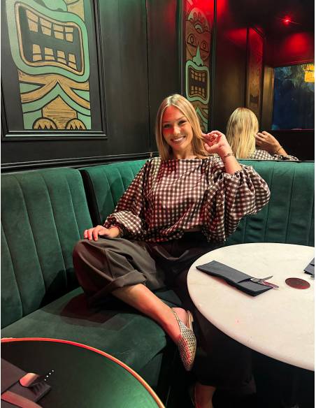 Blouse carreaux