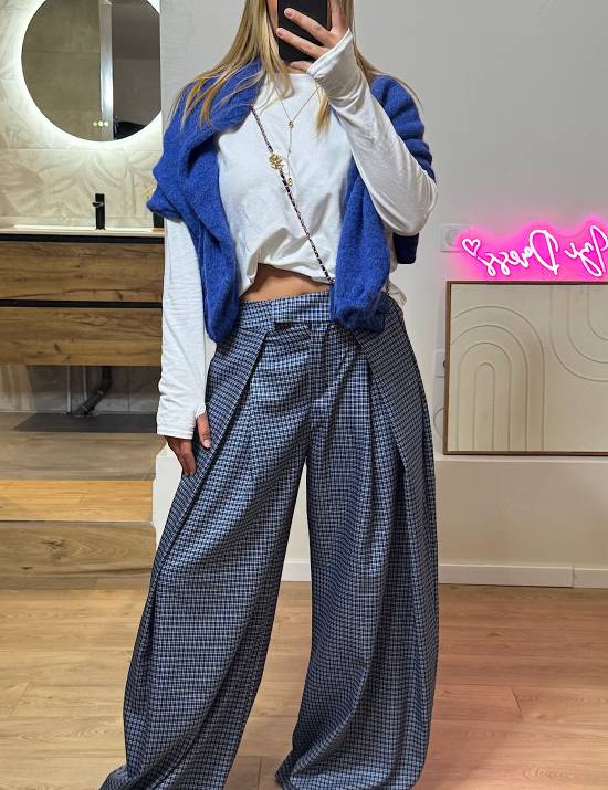 Pantalon XXL carreaux