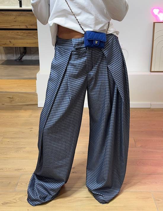 Pantalon XXL carreaux