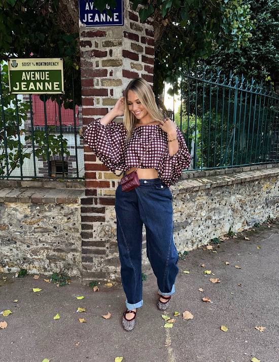 Jeans croisé