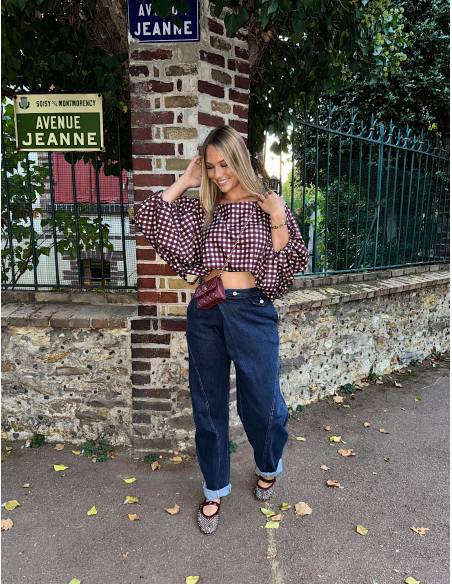 Jeans croisé