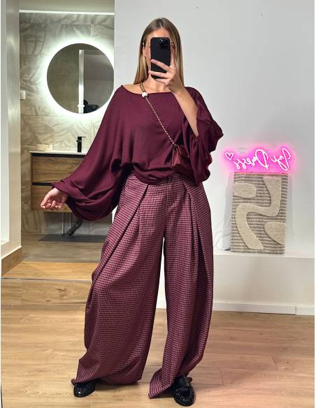 Pantalon XXL carreaux